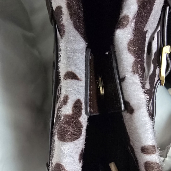 House of Harlow 1960 Cow Print Shoulder Crossbody Purse Bag New NWT - Picture 13 of 15